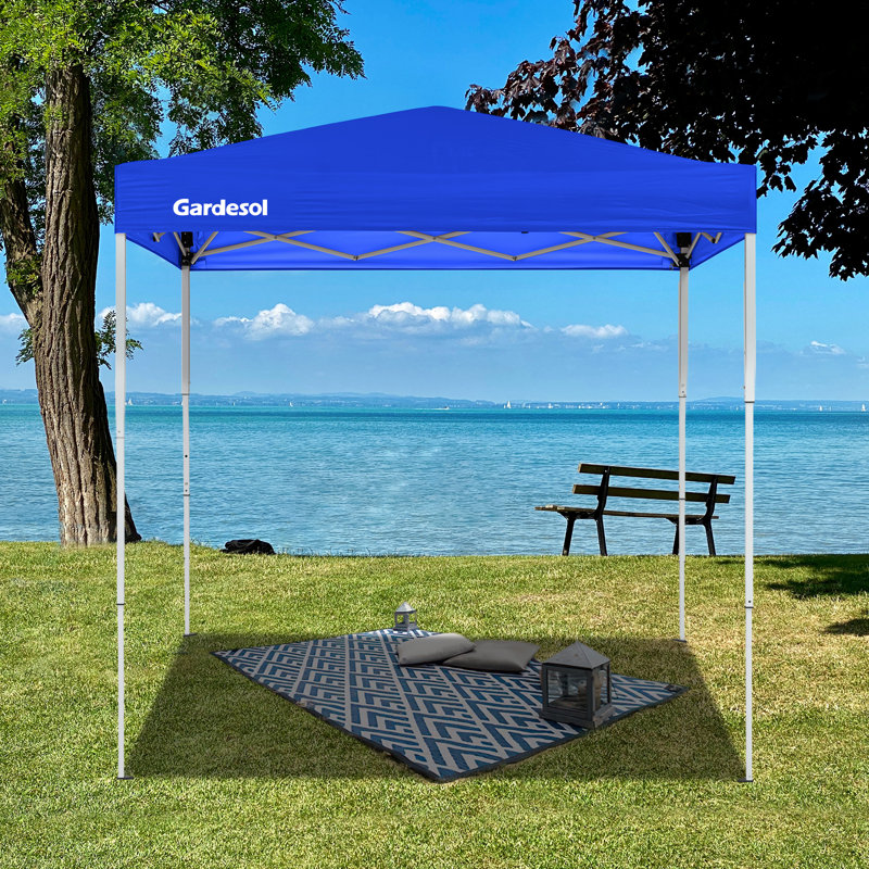 Gardesol 6 x 4 E Z Pop Up Outdoor Portable Canopy Tent with Carry Bag and White Frame UV Protected Wayfair Canada